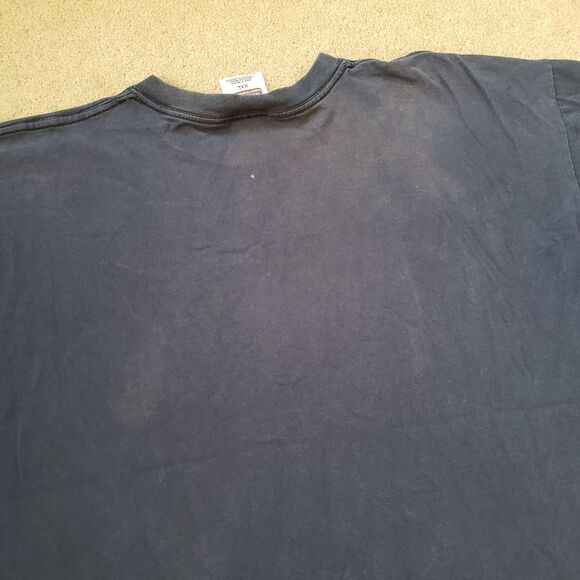 Vintage Thrashed Penn State Nittany Lions Size 2XL Mens Blue NCAA T-Shirt PSU - Picture 6 of 8